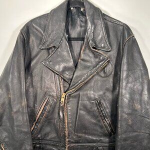 Rare Vintage CHP Crosszip jacket, deep brown with authentic wear